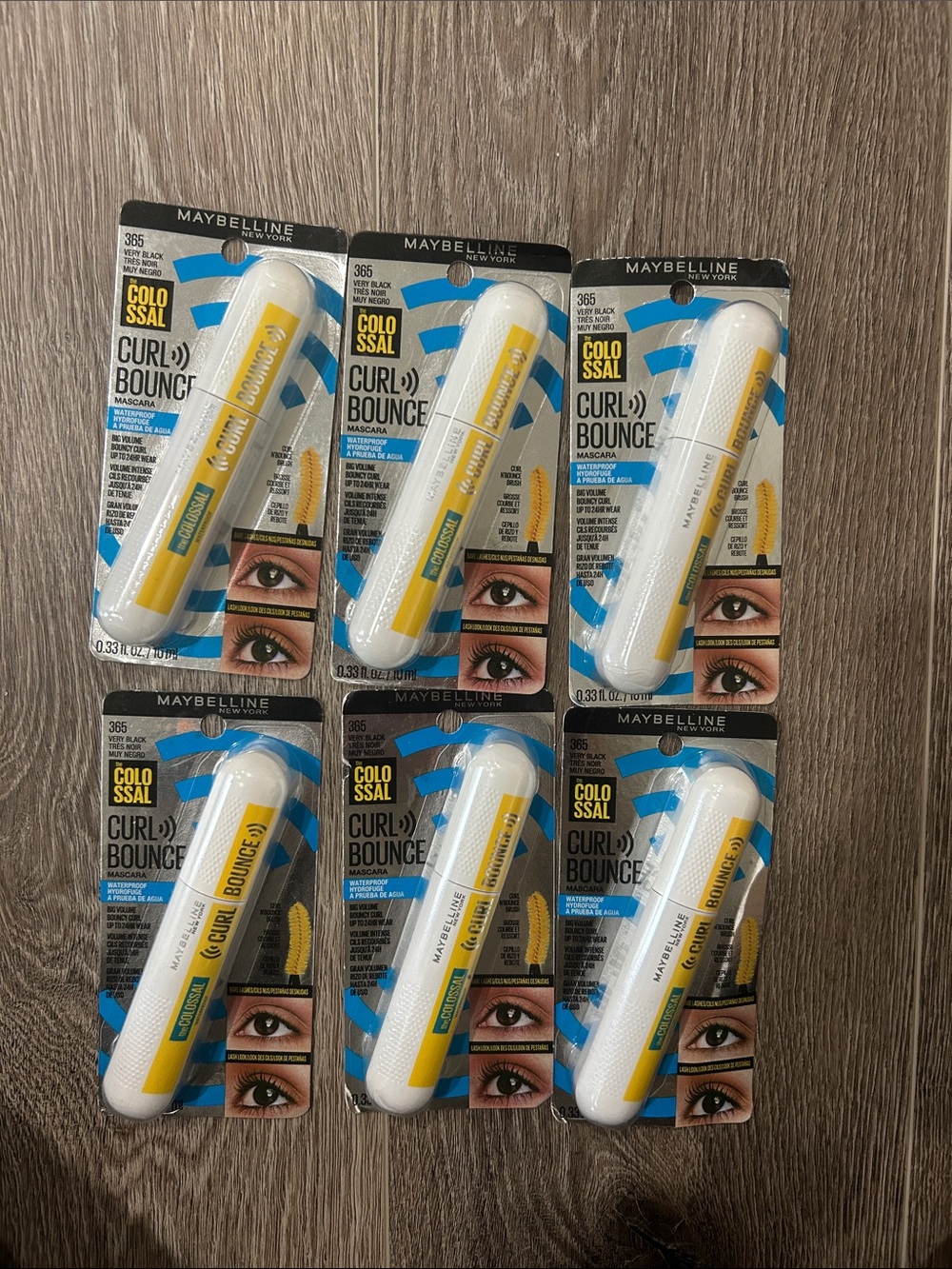 6X Maybelline Colossal Curl Bounce Mascara Waterproof very black 🌸FIRM PRICE 🌸